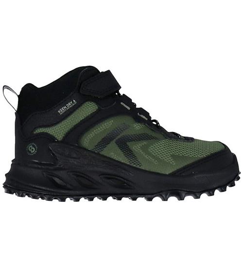 KEEN Støvler - KE ZIONIC MID WP C - Black-Bronze Green