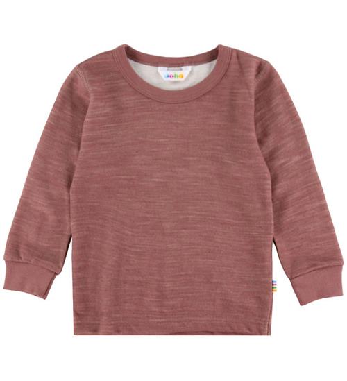 Joha Bluse - Uld/Bambus - Mørk Rose