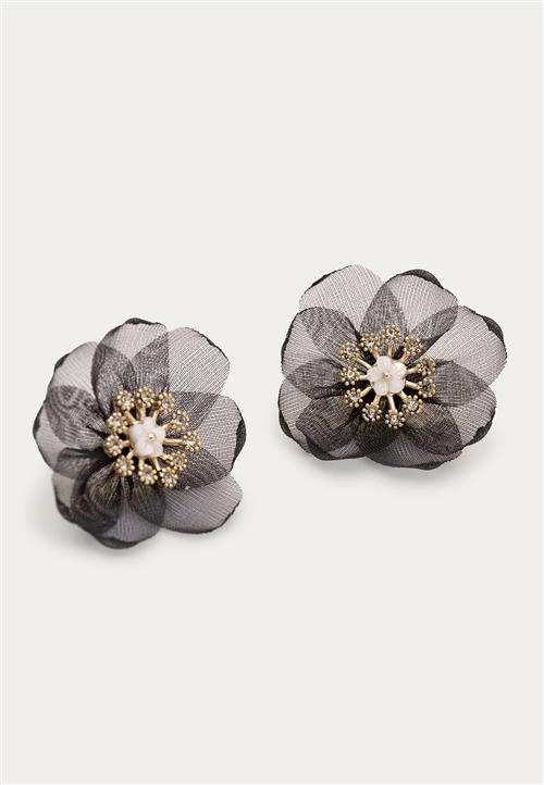LILY AND ROSE Organza Botanical Earrings