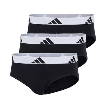 adidas 3P Active Flex Cotton Brief Hvid/Sort bomuld Medium Herre