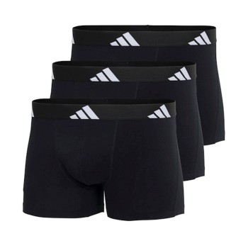 adidas 3P Active Flex Cotton Trunk Sort bomuld Large Herre