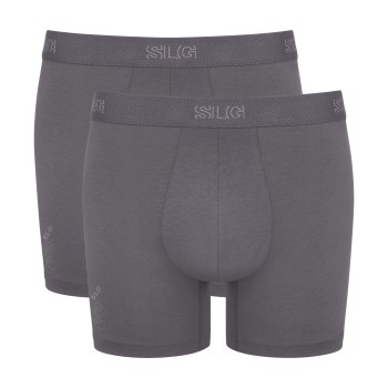 Sloggi 2P SLG Base Short Grå bomuld Small Herre