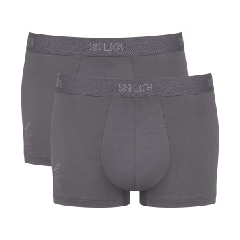 Sloggi 2P SLG Base Trunk Grå bomuld Medium Herre