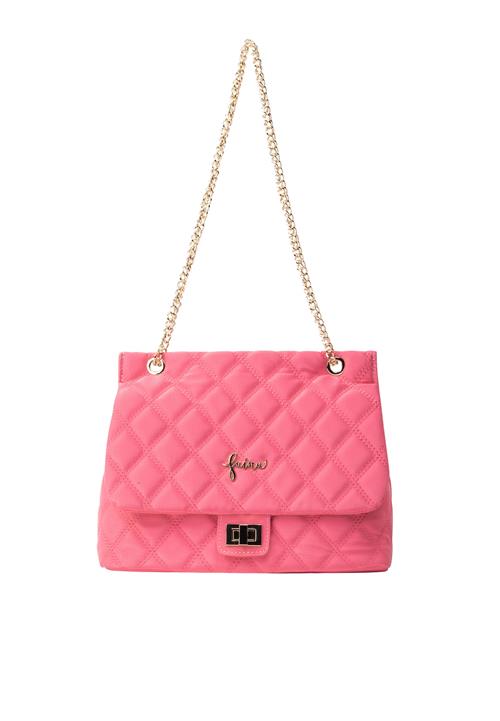 faina Skuldertaske  guld / lys pink