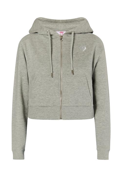 MYMO Sweatjakke 'Blonda'  grå-meleret