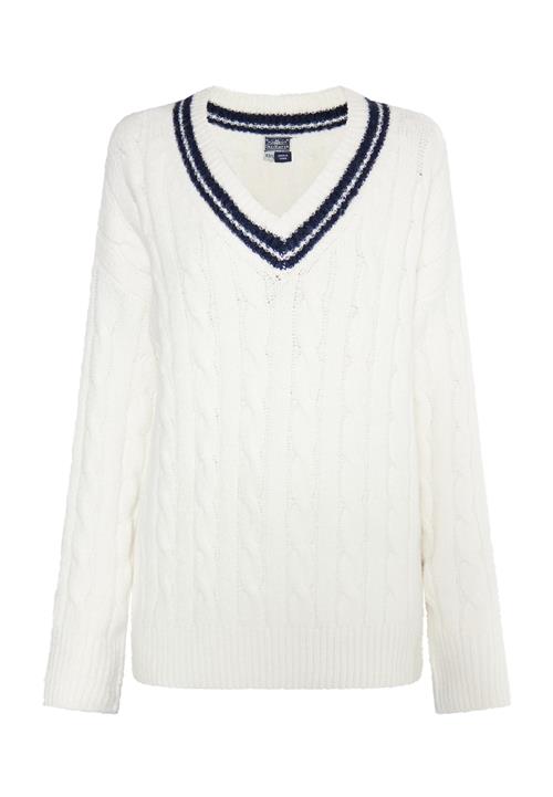 DreiMaster Maritim Pullover 'Boundry'  marin / uldhvid