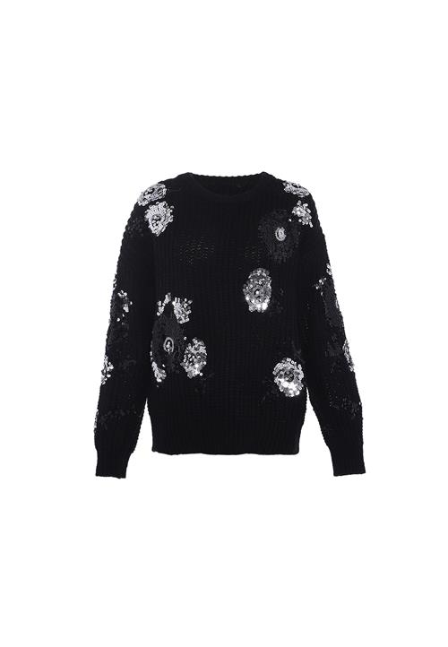 faina Pullover  sort / sølv