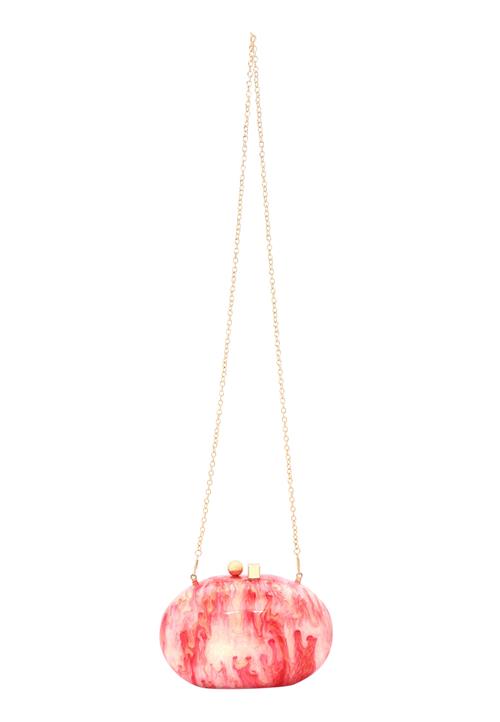 FELIPA Clutch  guld / rødmeleret