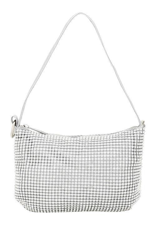 faina Skuldertaske  sølv