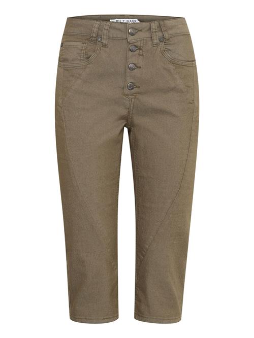 PULZ Jeans Bukser 'PZROSITA'  mørkegrøn