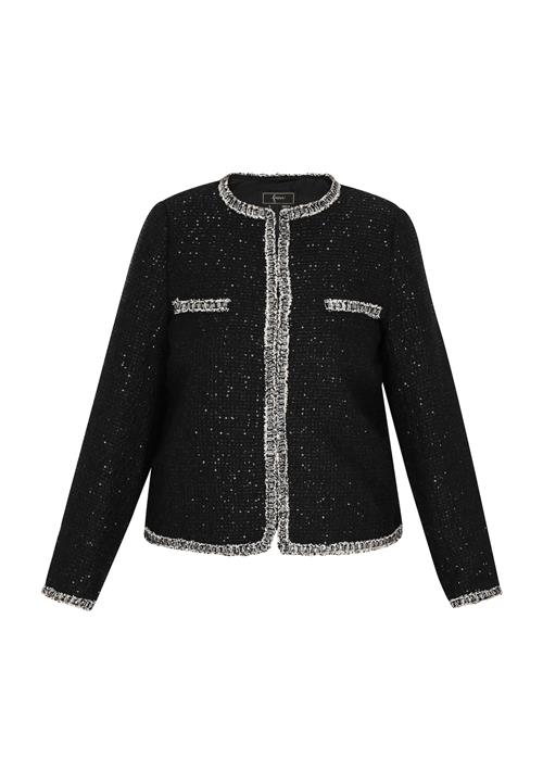 faina Overgangsjakke 'Fashion Look'  sølvgrå / sort