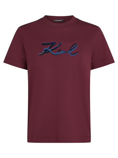 Karl Lagerfeld Shirts  blå / bordeaux