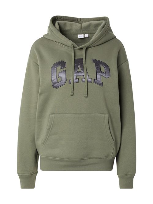 GAP Sweatshirt 'HERITAGE'  grøn / sort