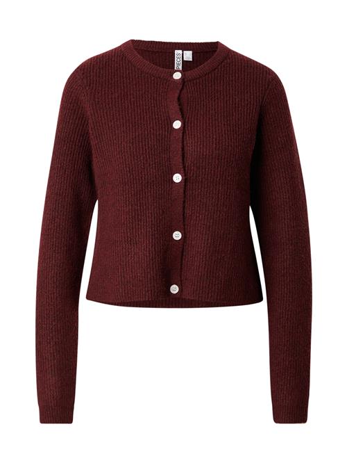 PIECES Cardigan 'PCSILLY'  vinrød