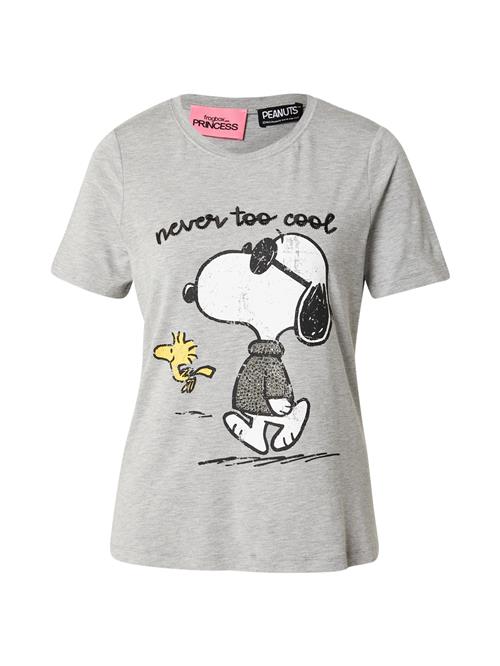 PRINCESS GOES HOLLYWOOD Shirts 'Snoppy Never Too Cool'  gul / grå / sort / hvid