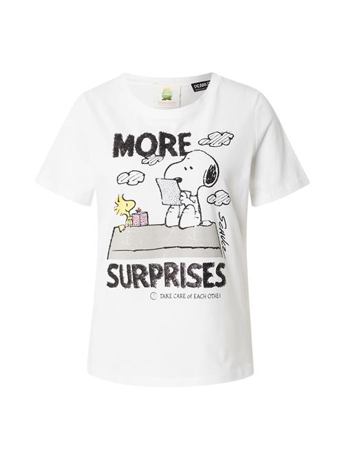 PRINCESS GOES HOLLYWOOD Shirts 'Snoppy More Suprises'  citron / grå / sort / hvid