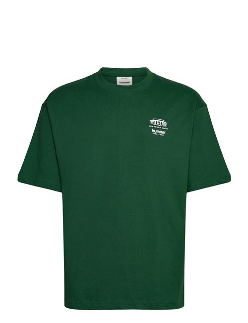 Hmlloose T-Shirt S/S Bees Stadium Hummel Green