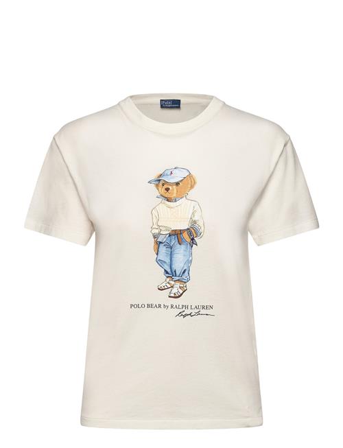 Polo Bear Cotton Jersey Tee Polo Ralph Lauren Cream