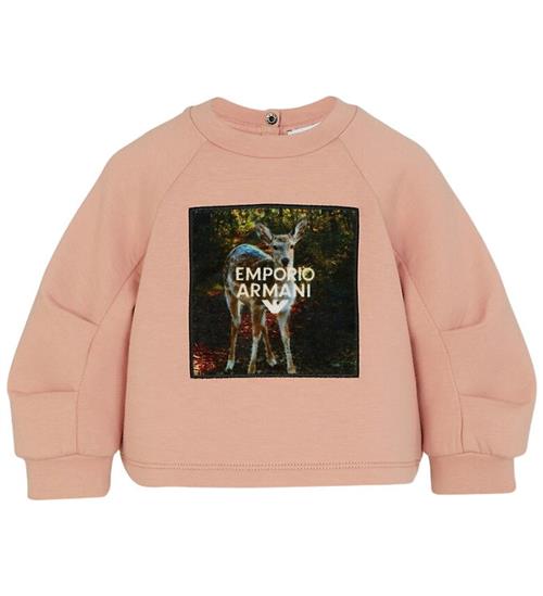 Emporio Armani Bluse - Mahogany Rose m. Print