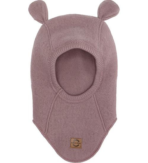 Se Mikk-Line Elefanthue m. Øre - Uld - 1-Lags - Twilight Mauve ved KidsWorld