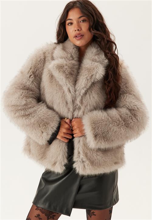 BUBBLEROOM Faux Fur Jacket