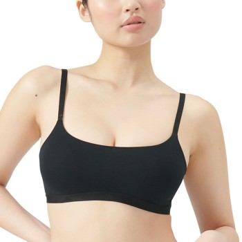 adidas Bh Sport Active Essentials Scoop Bralette Sort bomuld Small Dame