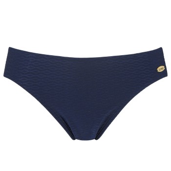 Damella Brigitte Textured Bikini Brief Marineblå nylon 36 Dame