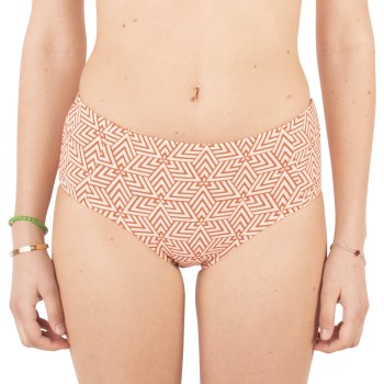 Femilet Aztec Java Sustainable Midi Bikini Brief Rustorange polyamid 42 Dame