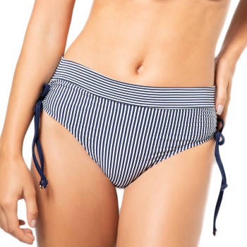 Panos Emporio Reef Olympia High Waist Brief Hvid/Marine polyamid 46 Dame