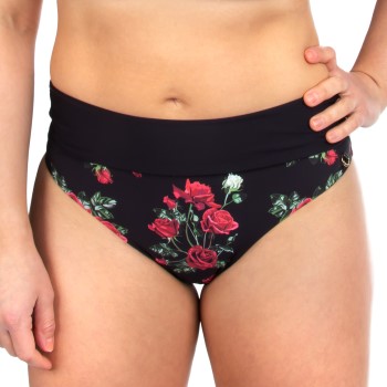 Panos Emporio Wild Roses Chara Folded Tai Sort mønstret polyamid 42 Dame