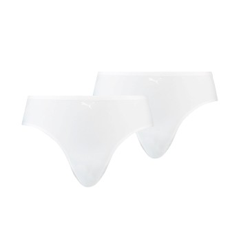 Puma 2P Women Plain Brief Hvid One Size Dame
