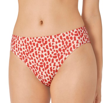 Sloggi Koh Tachai High Leg Bikini Brief Rød/Hvid Medium Dame