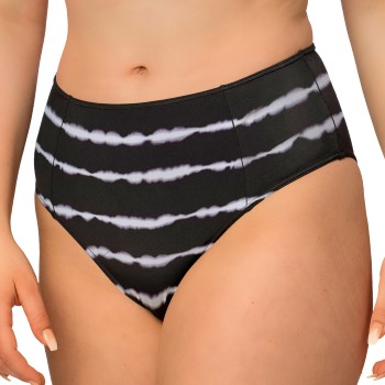 Wiki Swim Tai High Waist Brief Sort/Hvid 40 Dame