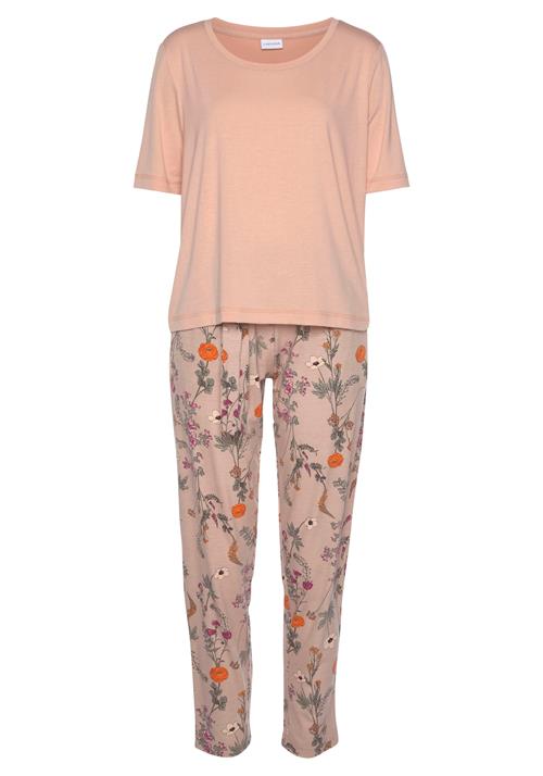 LASCANA Pyjamas  orange / pink / gammelrosa