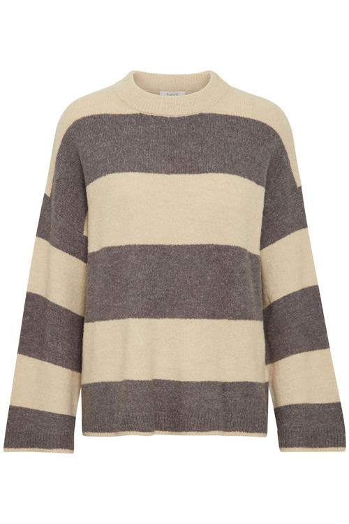 Se b.young Pullover 'Martha'  creme / grå-meleret ved About You