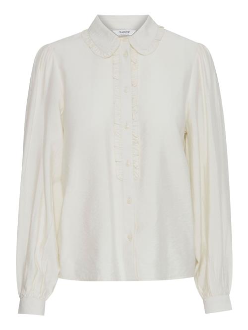 b.young Bluse 'Ibine'  naturhvid