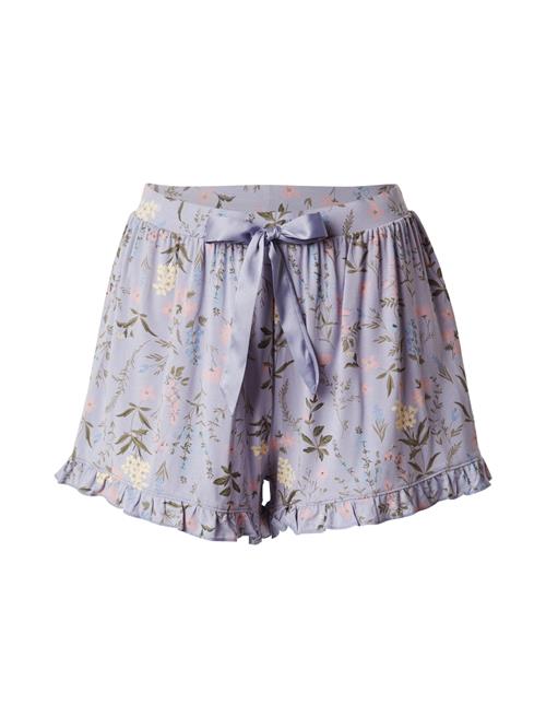 Hunkemöller Pyjamasbukser  beige / khaki / lilla / lyserød
