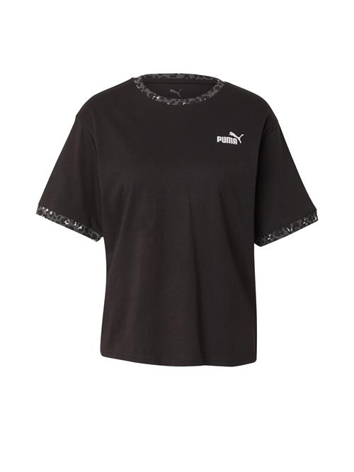 PUMA Funktionsbluse 'Essentials'  grå / sort / hvid