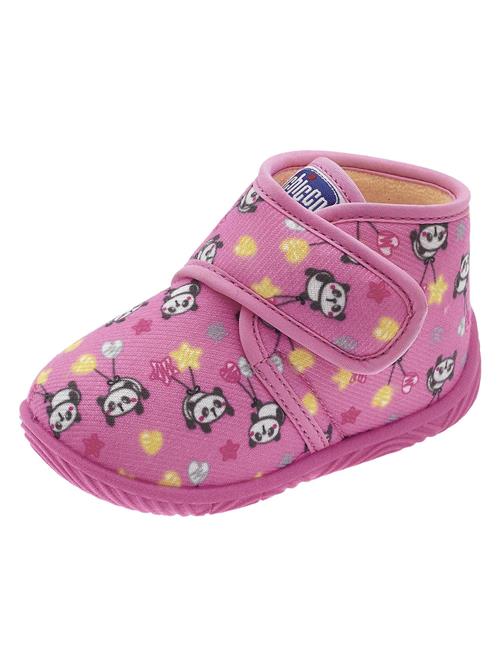 Chicco Hjemmesko 'Tofu'  gul / pink / sort / hvid