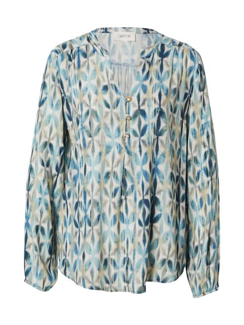 Cartoon Bluse  navy / lyseblå / khaki / hvid