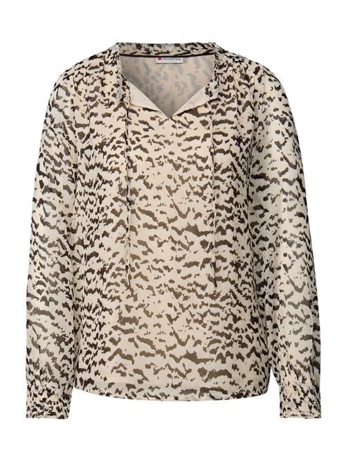 STREET ONE Bluse  beige / brun