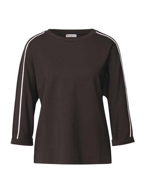STREET ONE Shirts  mørkebrun / hvid