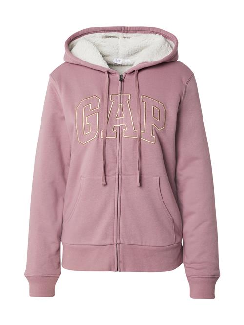 GAP Sweatjakke 'HERITAGE'  guld / lysviolet
