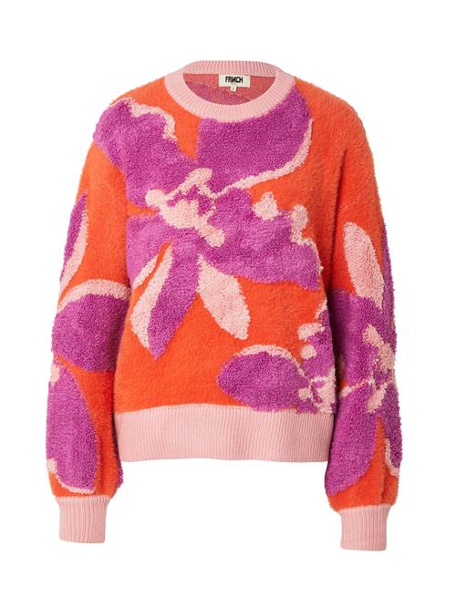 FRNCH PARIS Pullover  lilla / orange / lyserød