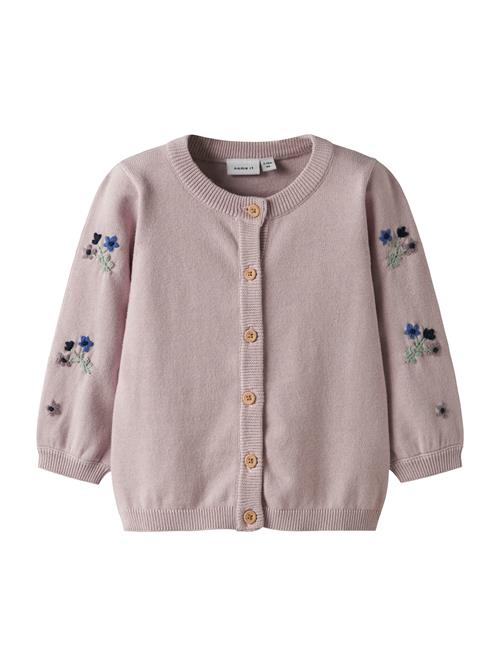 NAME IT Cardigan 'NBFNussy'  blå / mørkeblå / lysegrøn / lysviolet
