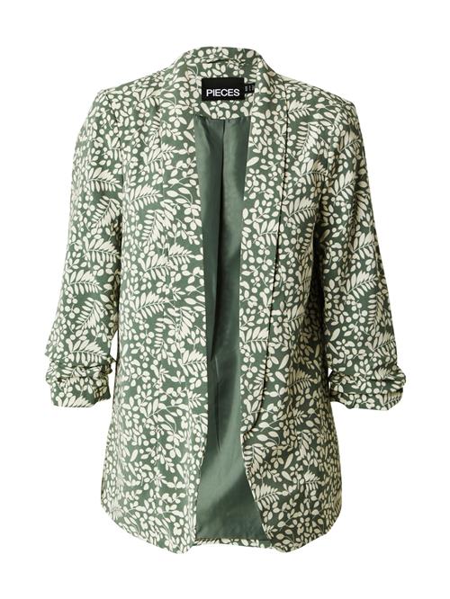 PIECES Blazer 'PCBOSS'  creme / grøn