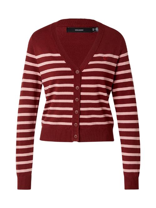 VERO MODA Cardigan 'VMDORY'  lyserød / vinrød