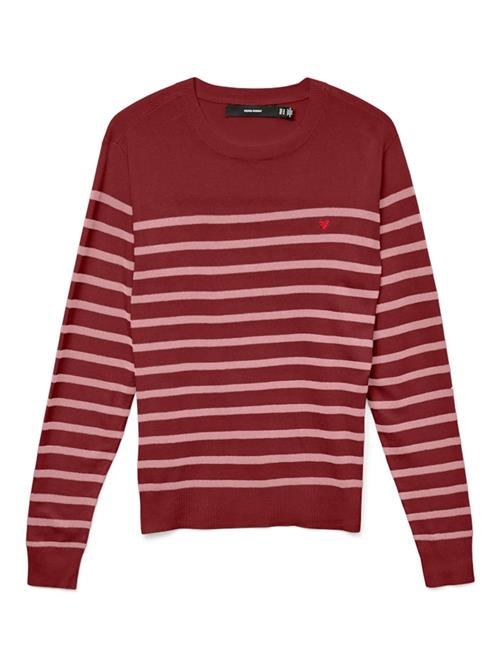 VERO MODA Pullover 'VMDORY'  lyserød / vinrød