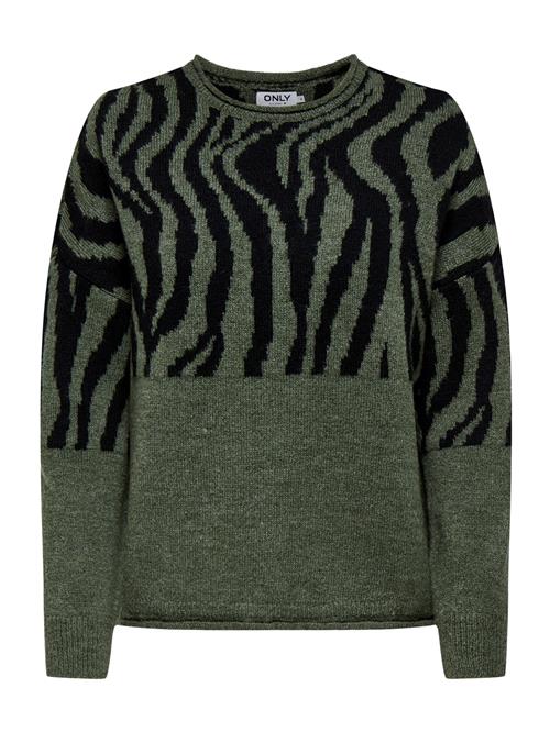 ONLY Pullover 'ONLJade'  grøn / sort