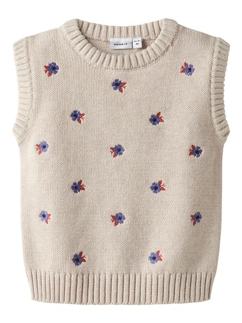 NAME IT Strik Vest Oneluka Peyote Melange